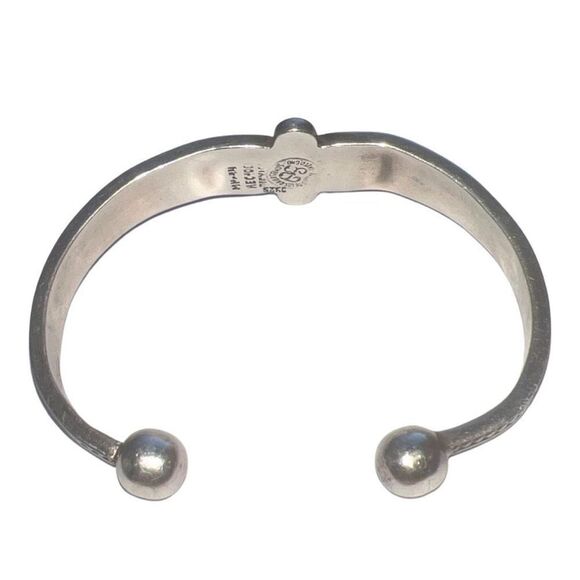Vintage Rare Talleres De Los Ballesteros TaxCo 925
Silver Cuff Bracelet - Picture 8 of 9